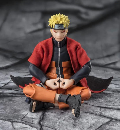 S.H.FIGUARTS NARUTO UZUMAKI SAGE MODE -SAVIOR OF KONOHA- NARUTO SHIPPUDEN ACTION FIGURE