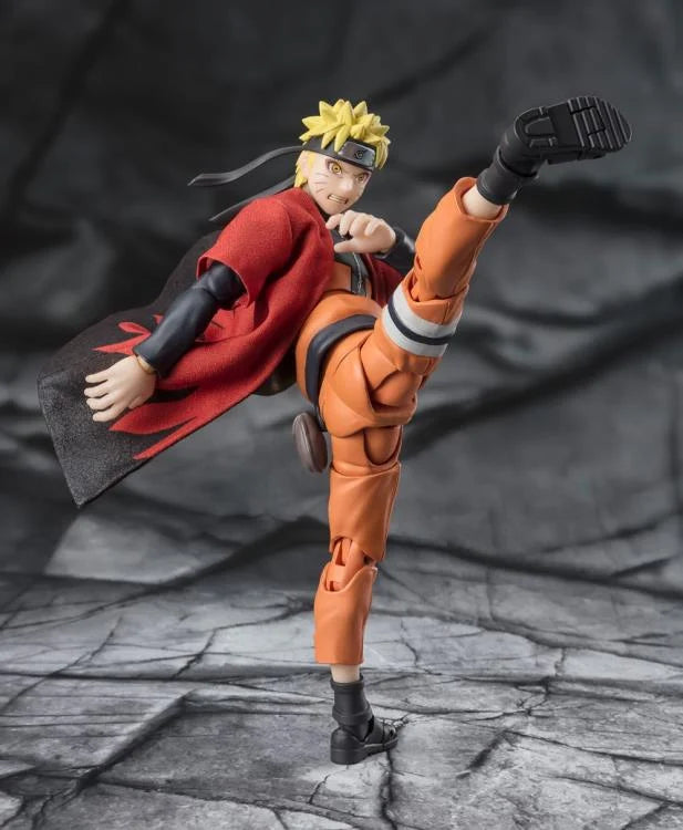 S.H.FIGUARTS NARUTO UZUMAKI SAGE MODE -SAVIOR OF KONOHA- NARUTO SHIPPUDEN ACTION FIGURE